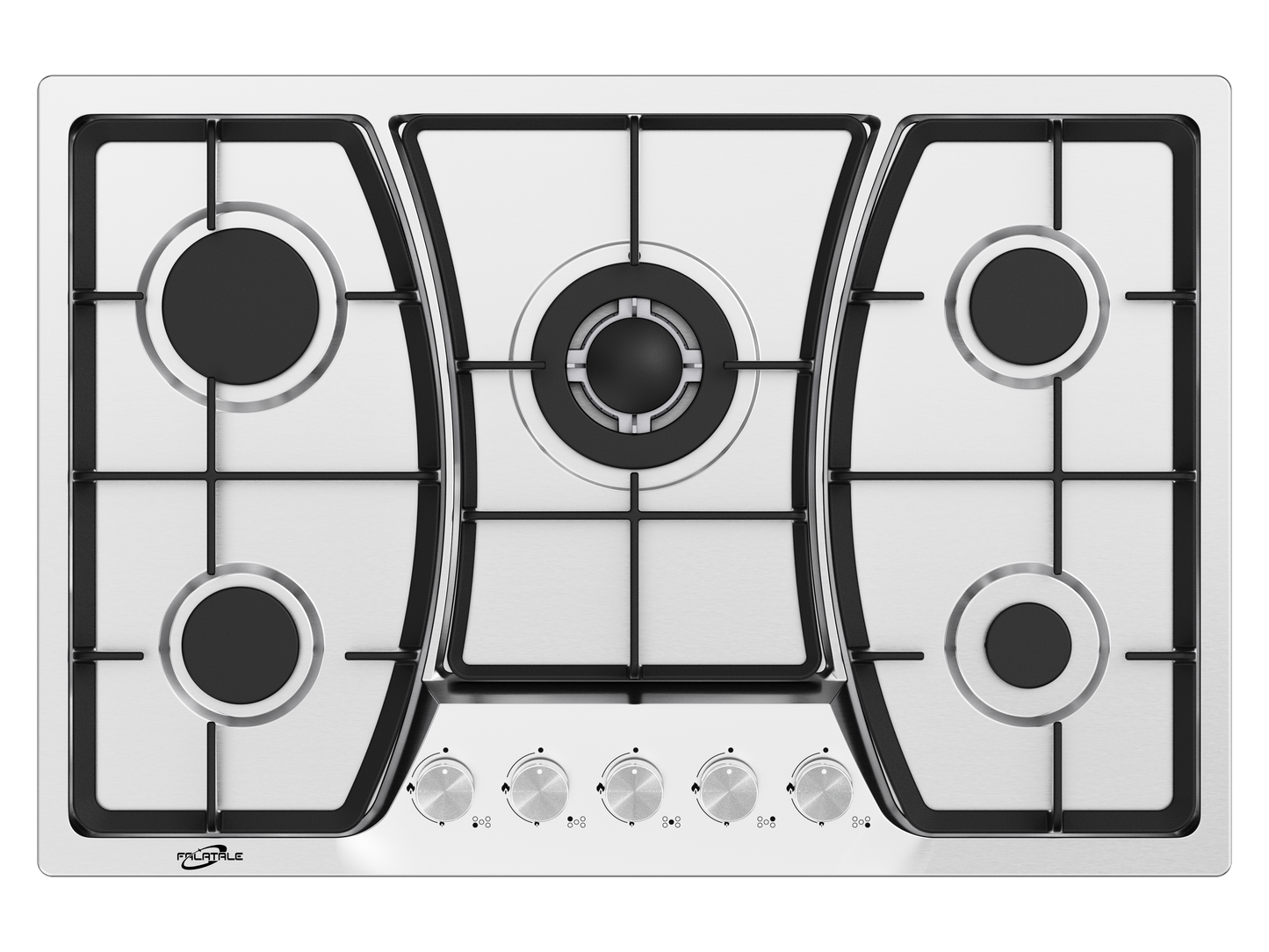 Encimera A Gas Acero Inoxidable Premium Line 5 Platos